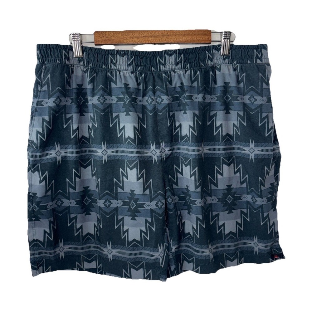 Faherty Shorelite Shorts Men's XXL Lines No Drawstring *Read‎ Hole